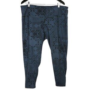 PRANA Kimble Printed 7/8 Legging Chalkboard Tiles